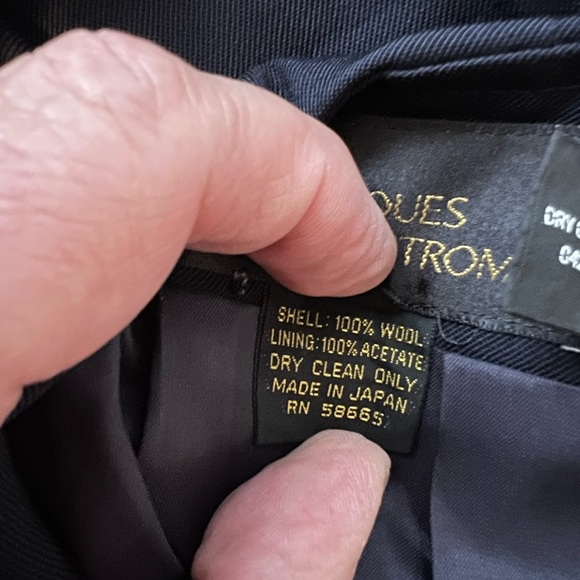 Classiques for Nordstrom suit separates Navy Blue Wool Classic Skirt Lightweight - Picture 4 of 5